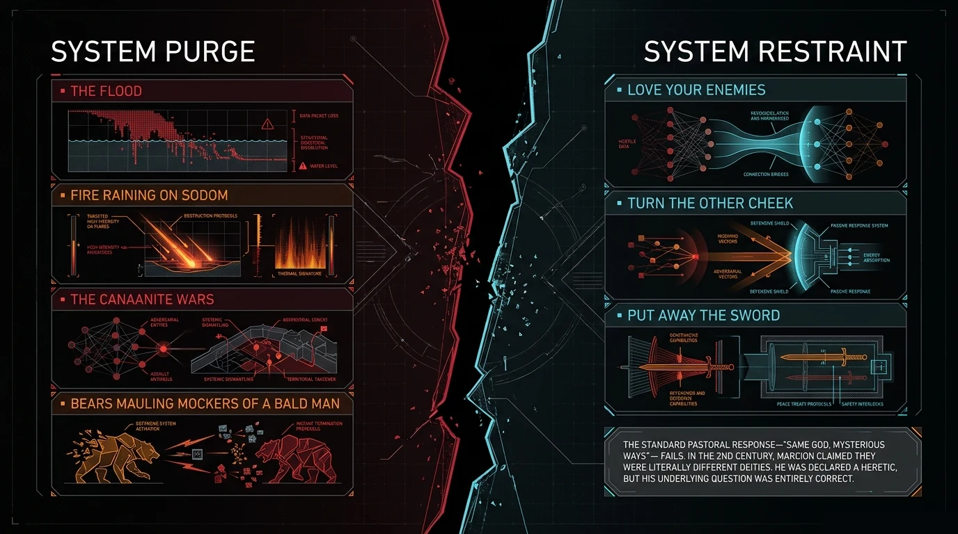 Divine System Architecture visualization — structural overview (page 02)