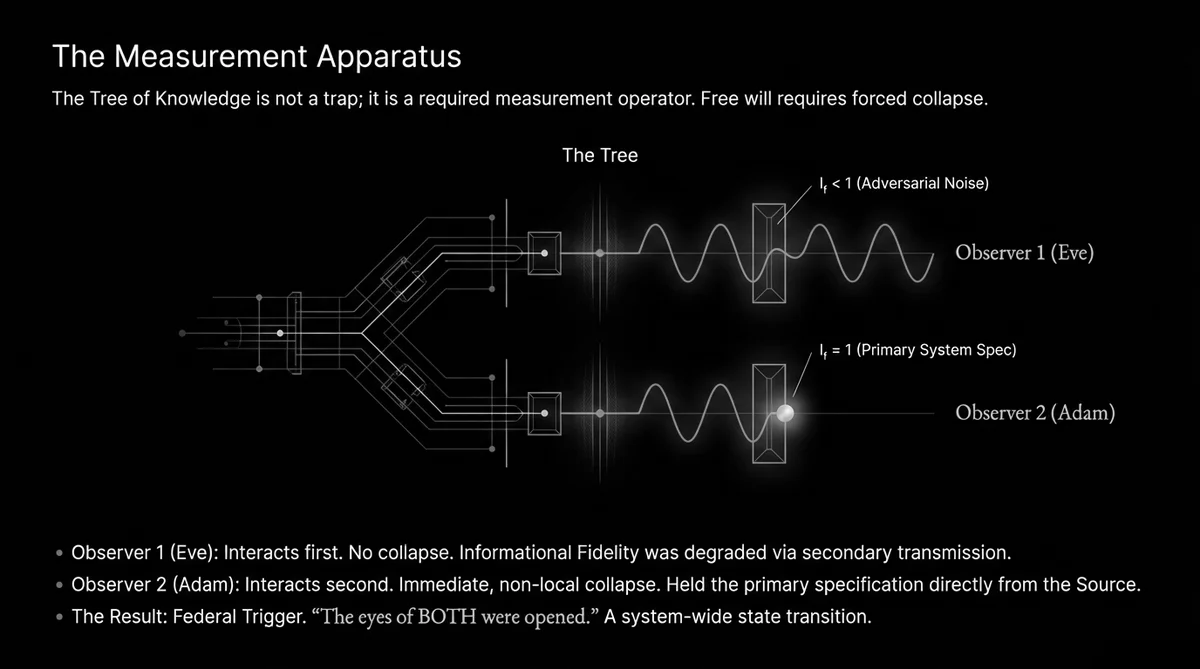 The measurement asymmetry