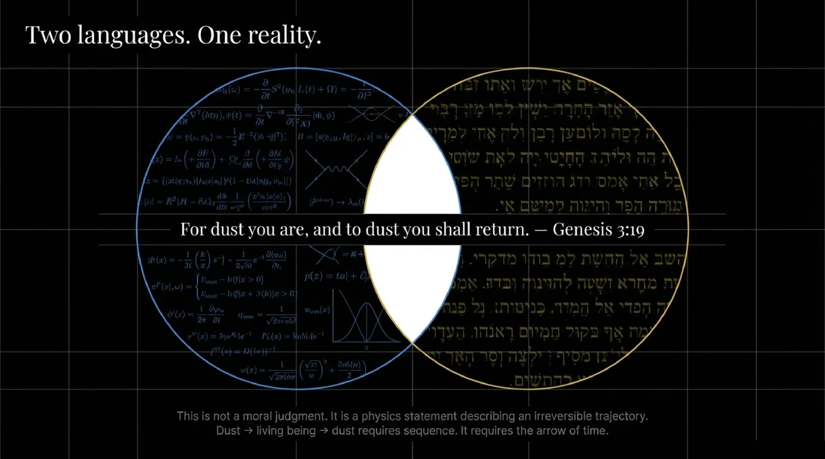 A universe without dt