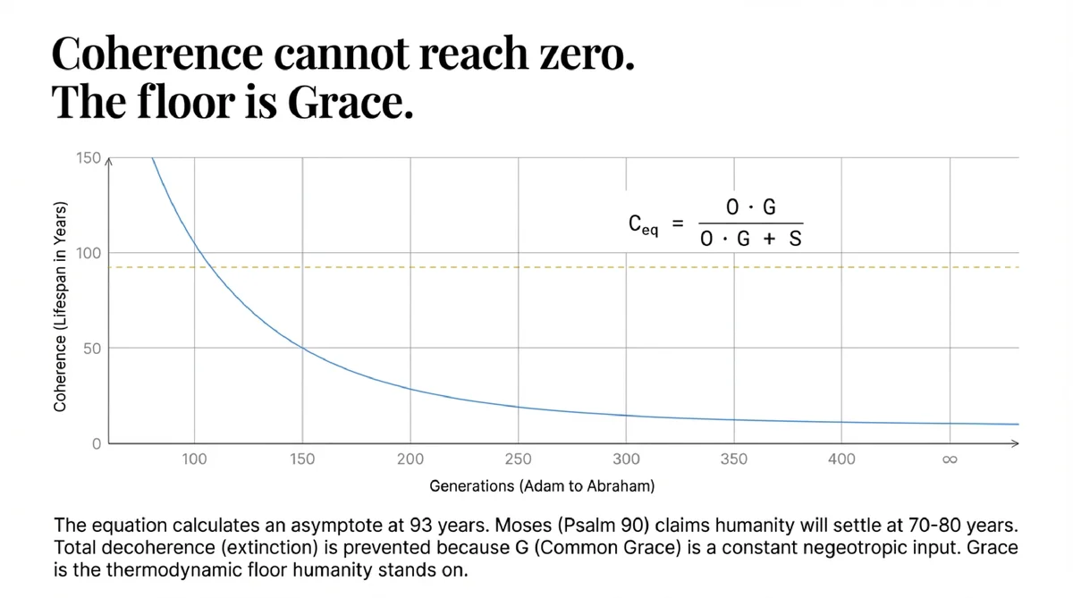 The two regimes — flat, then exponential