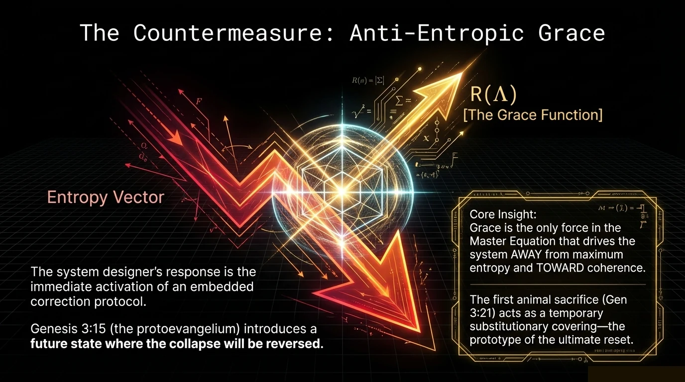 Quantum Genesis visualization — structural framework diagram (page 11)